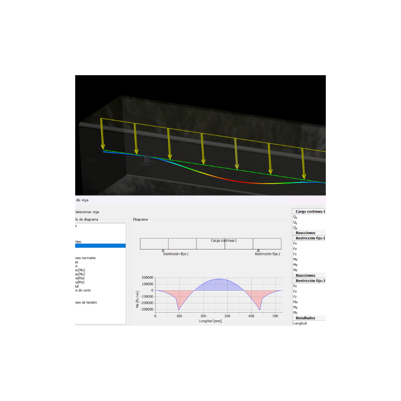 Diseño, calculo y simulación estatica lineal de componenetes industriales