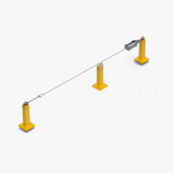 linea de vida horizontal | Instalación y certificación R4272
